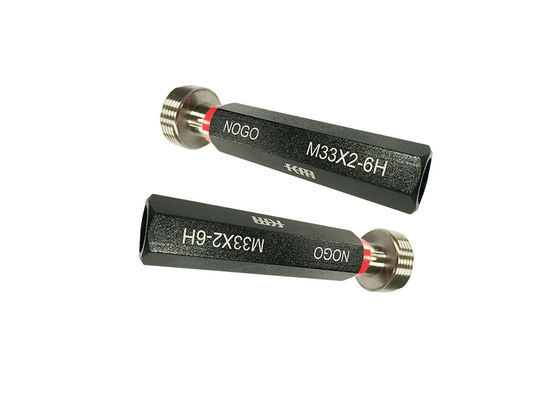 High Precision M33X2-6H Metric Plug Ring Gauge for Threaded Parts NOGO Type