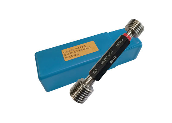 Accurate Thread Measurement M33x3.5-6H Go and Nogo Thread Plug Gauge with Metric Type