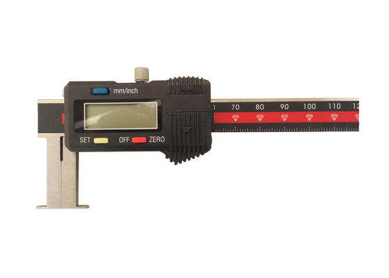 Digital Inside Groove Caliper with Flat Points for Internal Groove Measurement