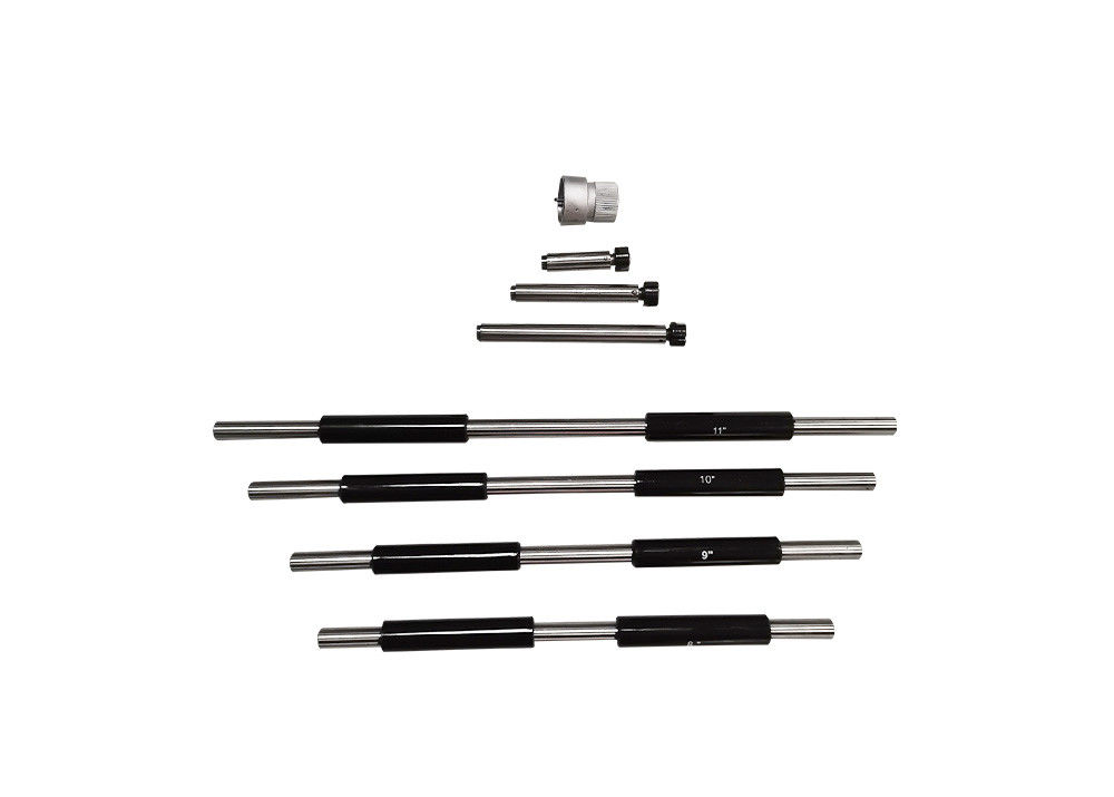 Outside Micrometer with Interchangeable Anvils and Carbide-Tipped Measuring Faces