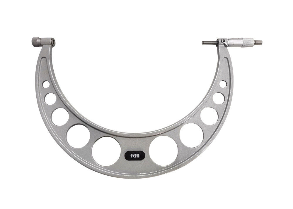 Outside Micrometer with Interchangeable Anvils and Carbide-Tipped Measuring Faces
