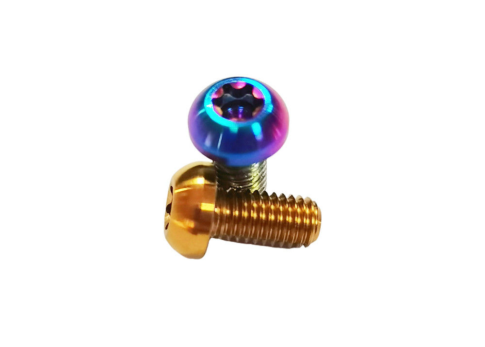 Titanium Alloy Screw Motorcycle Brake Disc Screw with Customized Colorful Anodized