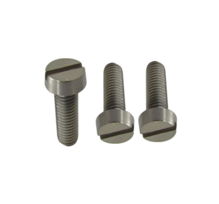 M1-M10 Polished Titanium Slotted Cheese Head Machine Screws for Hardware Applications