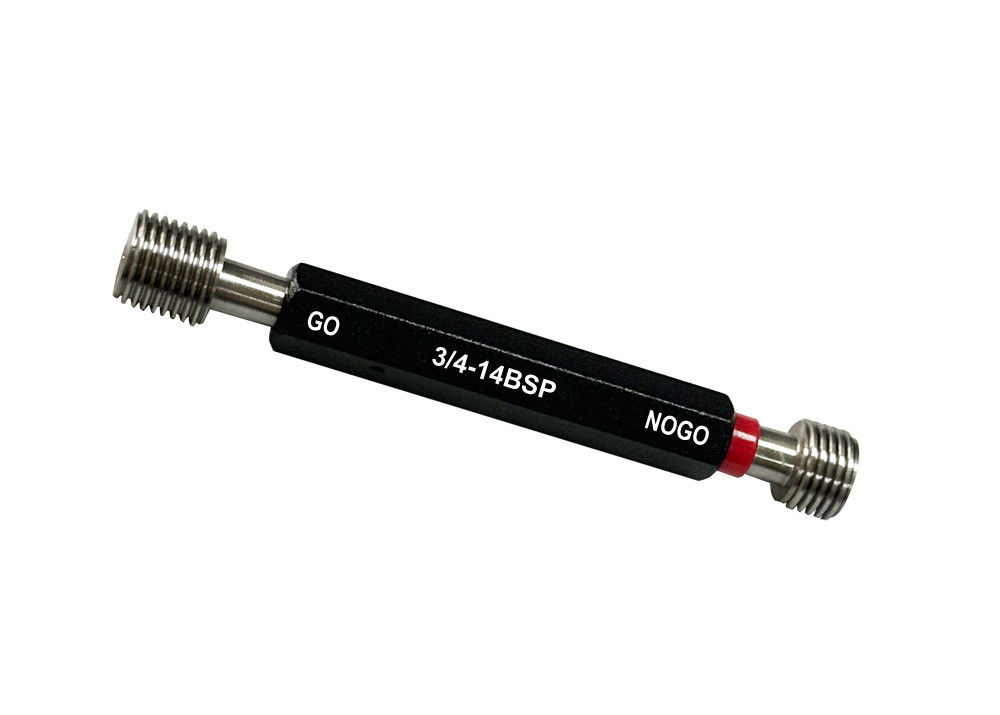 Precision Thread Plug Gauge G (BSP) 3/4-14 Go and NoGo