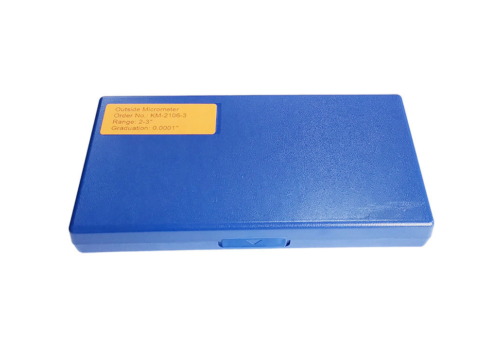 2-3" High Precision Metrology Tools Standard Outside Micrometer with Laser Etched Scales for Clear and Easy Reading