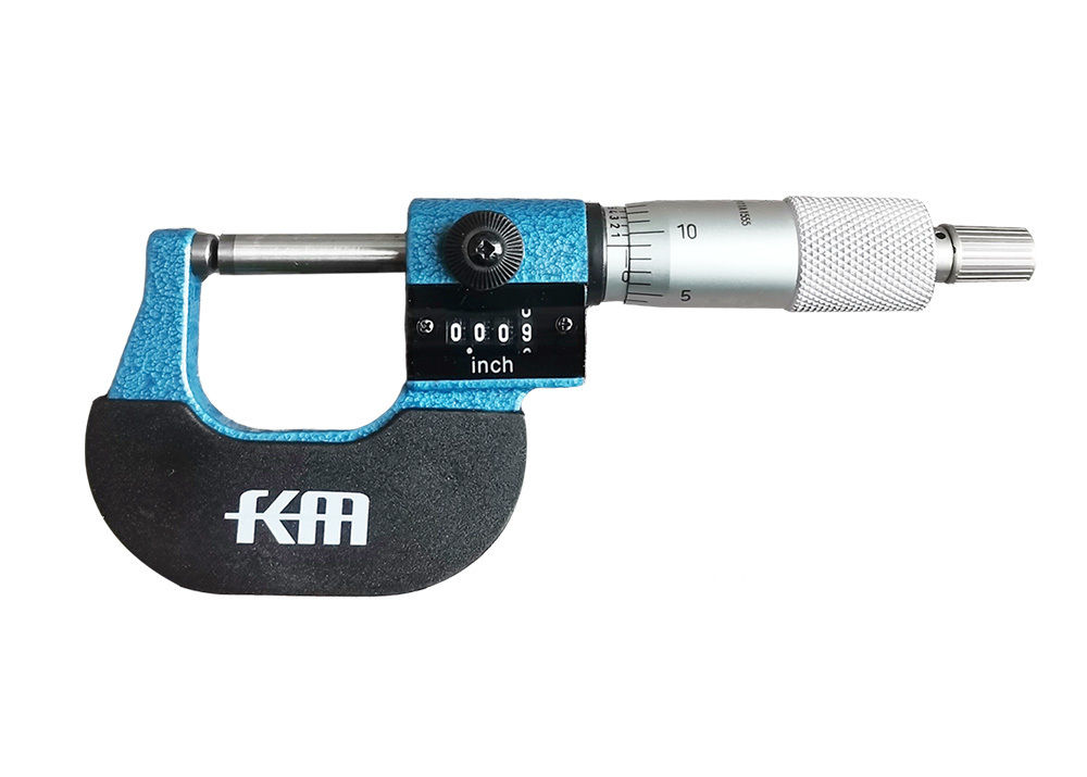 High Precision 0-1" Inch Outside Micrometer with Digital Counter Provide Numerical Display of the Primary Reading