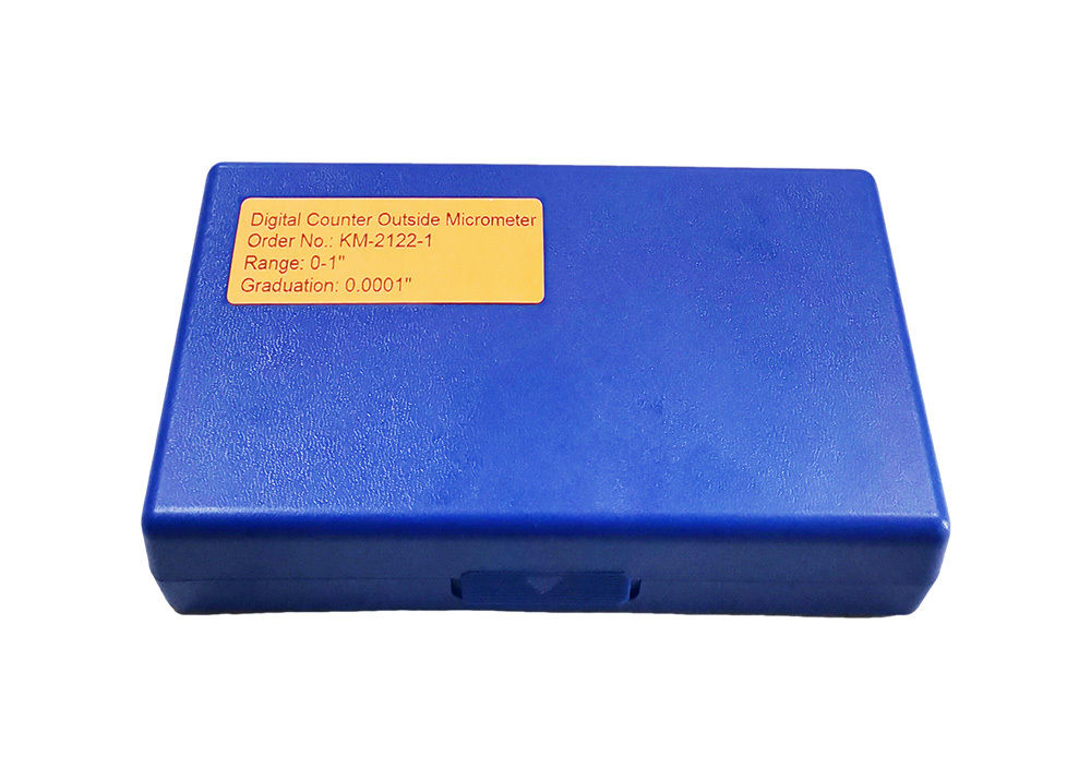 High Precision 0-1" Inch Outside Micrometer with Digital Counter Provide Numerical Display of the Primary Reading