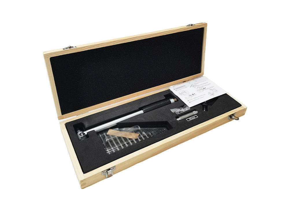 Customized Metric 100-160mm Dial Bore Gauge with Extensions Hole Diameter Measuring Device Used Wood Case Package