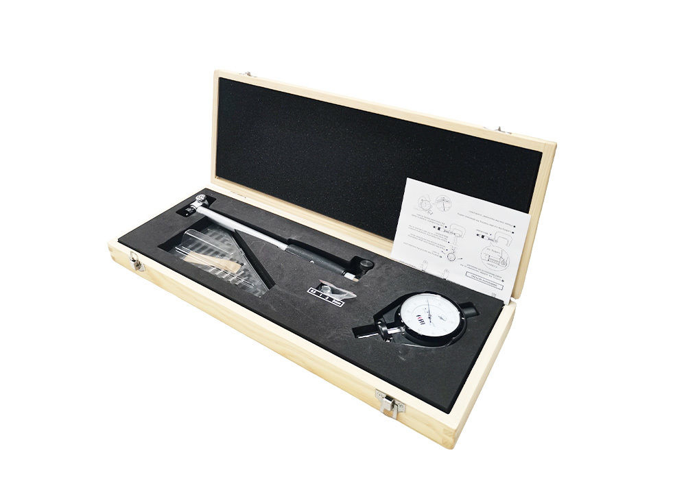 Wood Case Package 35-60mm Cylinder Dial Bore Gauges for Accurate and Precise Hole Diameter Measurements with 150mm Measuring Depth