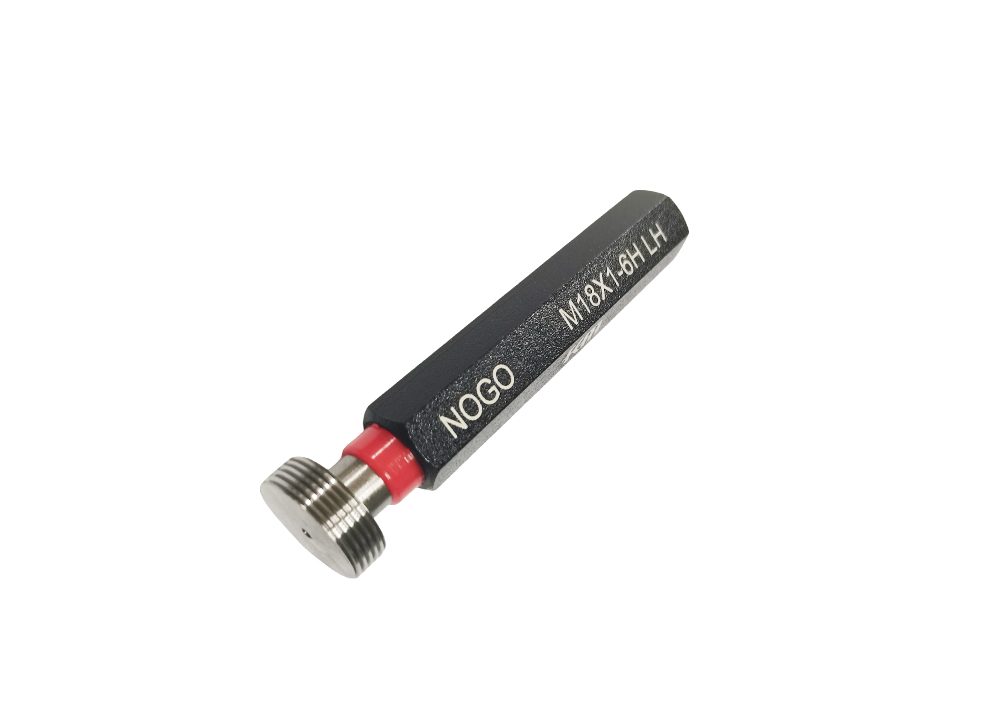 Inspection Tool M18X1-6H High Precision Metric Thread Plug Gauge with NOGO Type