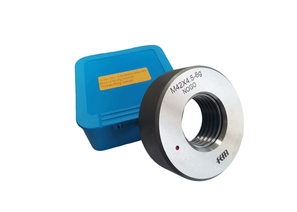 NOGO Type M42x4.50-6g Metric Thread Ring Gauge with Stable Structure for Threaded Parts Equipment