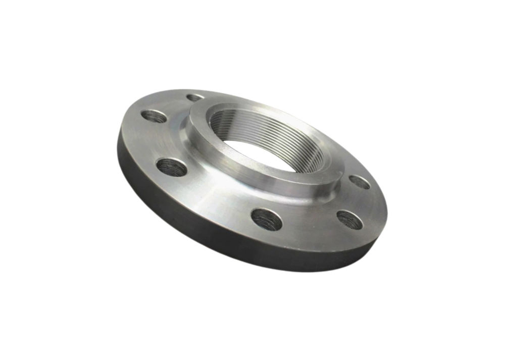 High-Pressure ASME Threaded Titanium Flange for Petrochemical and Gas Applications