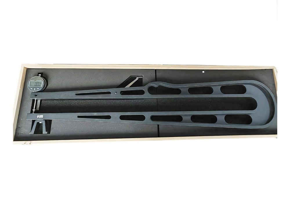 Electronic Dial Thickness Gauge 25.4mm Digital Thickness Tester With 800mm Measuring Depth