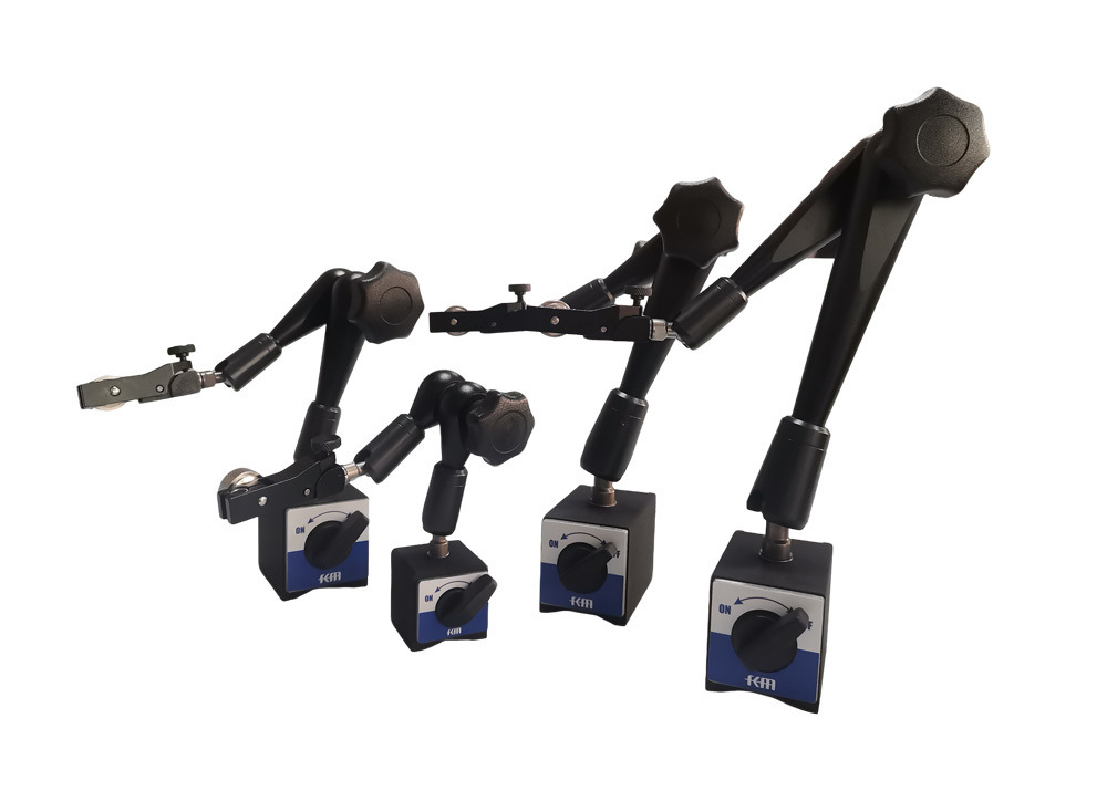 Industrial 50Kg Magnetic Force Black Forced Locking Pole Type Magnetic Stand