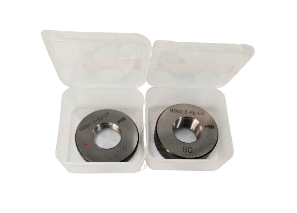 Left Hand M24X1.5 Metric Thread Ring Gauge with 6g Accuracy for Accurate Thread Checking