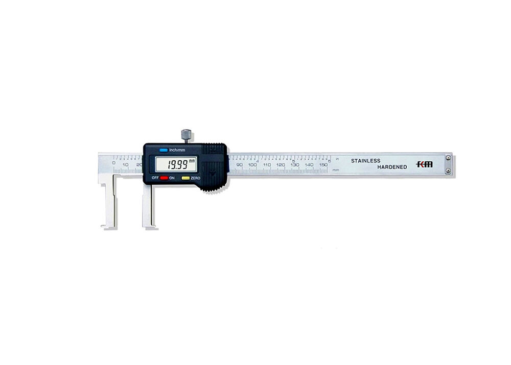 Flat Tip 22-150mm0.86-6" Digital Internal Groove Caliper for Narrow & Deep Internal Grooves