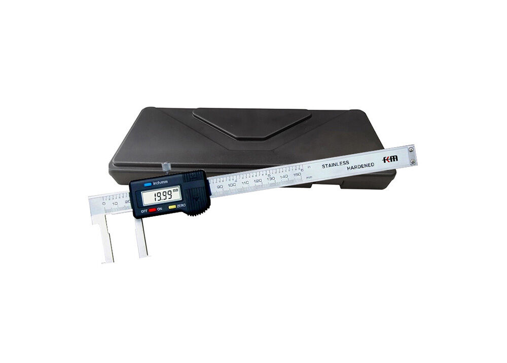 High Accuracy 30-300mm/1.2-12" Flat Point Internal Groove Electronic Digital Caliper for machine parts inner grooves Measurement