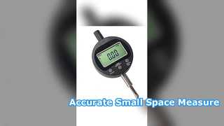 0-12.7mm/0-0.5′′ Indicador digital Indicador eletrônico de pequeno tamanho para medição de espaços pequenos