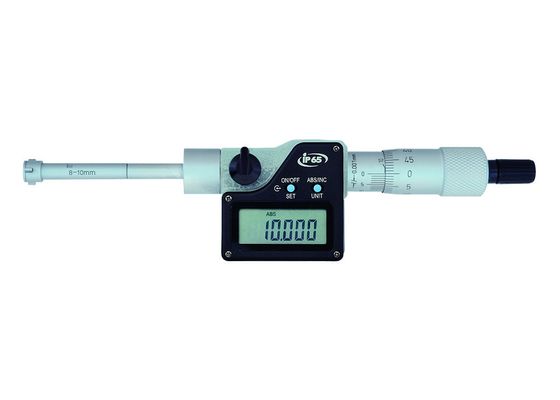 Micrômetro de identificação digital de 3 pontos de 8-10 mm para diâmetro interno IP65