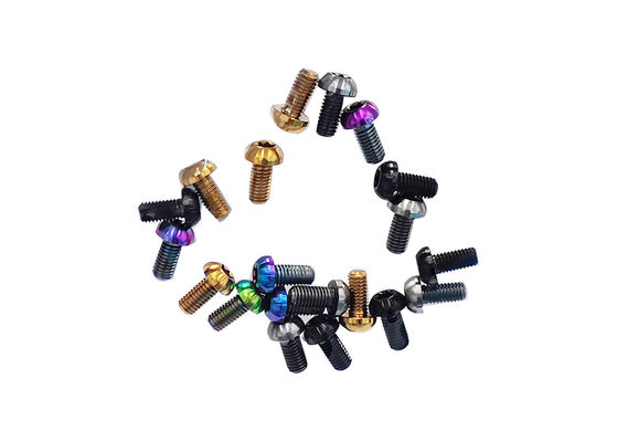 Parafusos de conjunto de titânio para parafusos de disco de motos, rotores de travões e parafusos de fixação de bicicletas