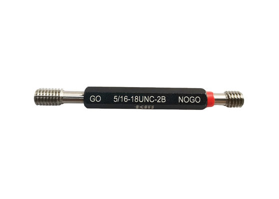 UNC Plug Gauge 5/16-18 Go e NoGo com certificado de calibração
