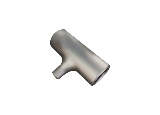 Tê de Redução para Tubo de Titânio Soldado por Encosto de Alta Qualidade ASTM B 16.9 Gr2 DN40×DN40×3mm para Uso Industrial