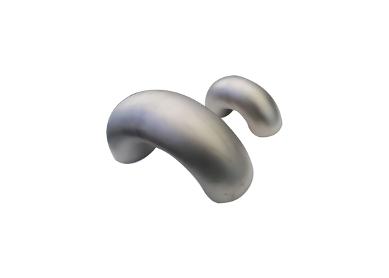 Curva de retorno de raio longo para tubulação de titânio com designação de material TA1/TA2/TA9/TA10/GR1/GR2/GR7/GR12/N5/N6